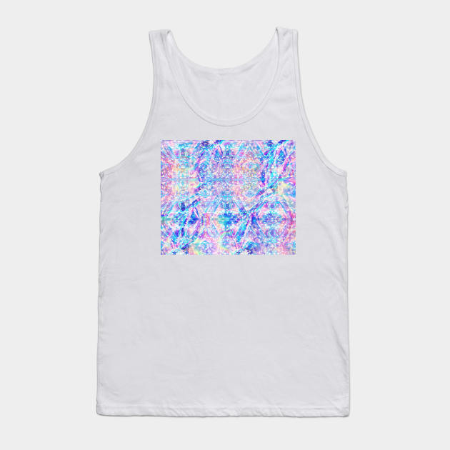 Holographic Texture Tank Top by saradaboru